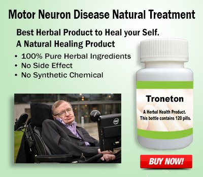 Herbal Supplement for Motor Neuron Disease: Nutrition and Dietary Supplements