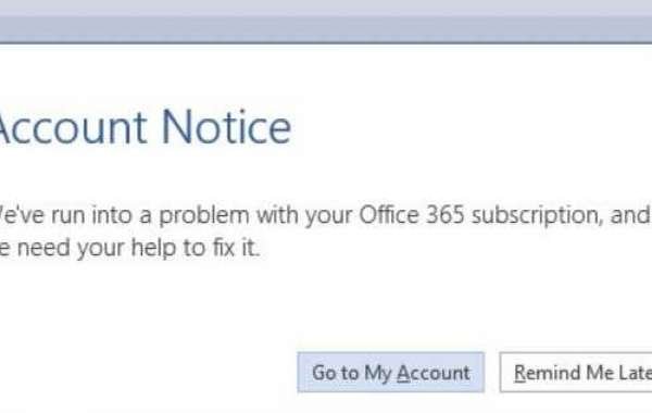 MS Office error "We've run into a problem with Microsoft 365 subscription"